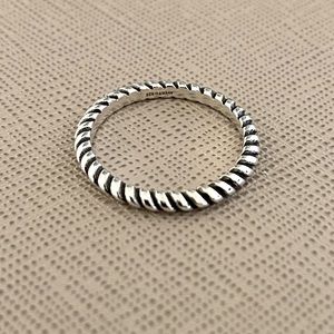 ⚓️JAMES AVERY Small Twisted Wire Ring(NEVERUSED)